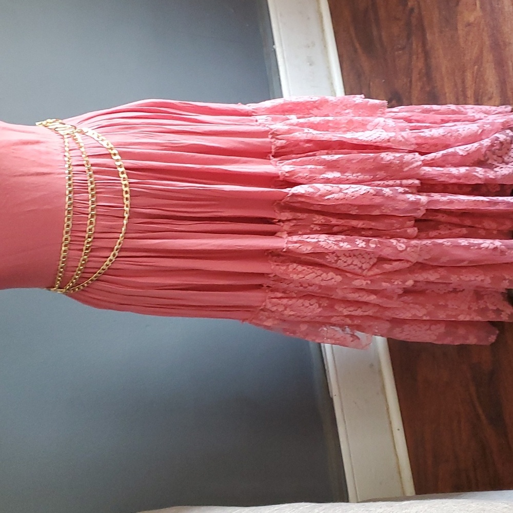 Mia Joy  catrin women pink Barbiecore dress size 12 - Picture 15 of 17
